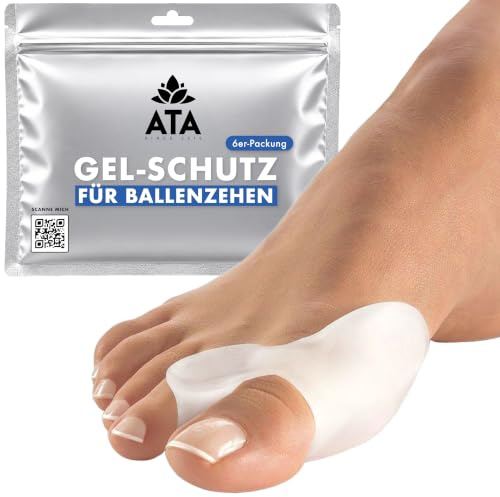 3 Pares de Protectores y Separadores de Dedos en Gel – Separadores de Silicona Suave para Comodidad Diaria (6 unidades)