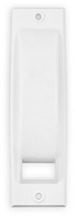 DIWARO® Wicklerblende für Halbeinlass-Gurtwickler | Lochabstand 175 mm | Kunststoff weiß | Abdeckplatte zur Abdeckung von handelsüblichen Gurtwicklern