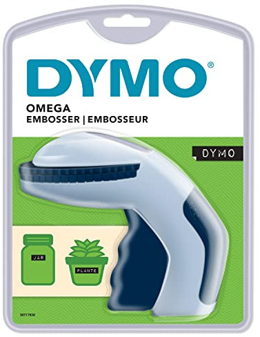 Dymo S0717930 Omega Prägegerät Etikettier, 9 Mm Prägebänder, Blau