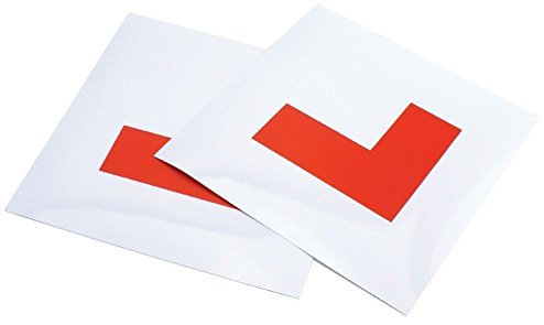 Fully Magnetic L Plates for New Drivers, 2 Pack Learner Plate, perfect choice for driving security