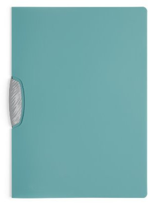 Durable Klemm-Mappe Swingclip Color aus PP, bis zu 30 Blatt, DIN A4, 25-er Packung, türkis, 226620