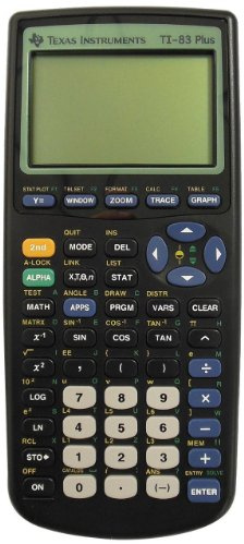 TI-83PLUS Programmable Graphing Calculator, 10-Digit LCD