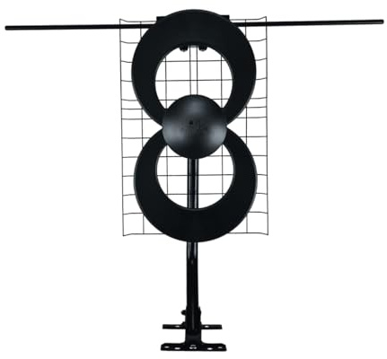 Antennas Direct ClearStream 2V Indoor Outdoor TV Antenna UHF VHF Multi-Directional, 60+ Mile Range, 4K 8K UHD, NEXTGEN TV – w/Reflector, 20-inch Mast