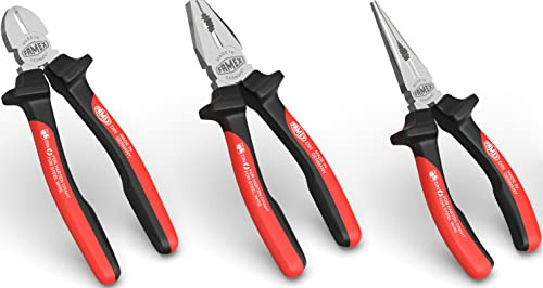 FAMEX 3956-3 Hochwertiger Zangen Satz - Made in Germany, 3-tlg.