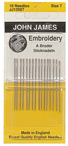 Colonial Needle Crewel/Embroidery Hand Needles-Size 7 16/Pkg