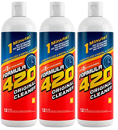 Formula 420 Glass Metal Ceramic Pipe Cleaner 12 Oz. 3 Pack