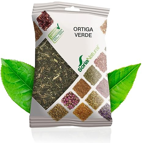 Soria Natural Ortiga Verde en Bolsa – Apoya la Depuración del Organismo – Acción Remineralizante - Para Preparar en Infusión o Decocción - Riqueza de Principios Activos - 100% Natural - Bolsa de 30 g