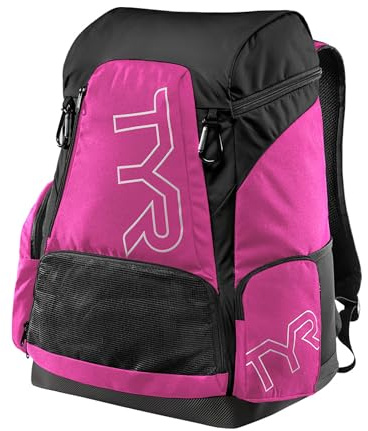 TYR Unisex Alliance Backpack - Pink/Black, 45 Litre
