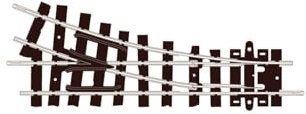 Peco ST-405 Setrack Right Hand Turnout Radius 1 Insulfrog HO Scale Narrow Gauge Metal Model Train Track Component