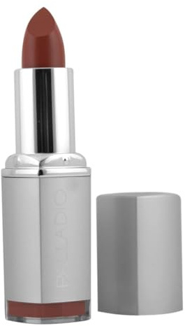 Palladio Herbal Lipstick, Rich Pigmented and Creamy, Infused with Aloe Vera, Chamomile & Ginseng, Prevents Lips from Drying, Combats Fine Lines, Long Lasting Lipstick, Smokey Rose