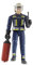 bruder 60100 - Feuerwehrmann mit Zubehör - 1:16 Spielzeugfigur, Mann, Mensch, Figuren Set, Feuerwehrauto, Einsatz