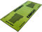 BIKETEK Werkzeug Tool Motorrad Werkzeug Tools Garagenmatte 190x80cm Kawasaki grün, Unisex, Multipurpose, Ganzjährig, Nylon