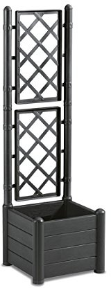 Supporto per Fiori, 43 x 43 x 142 cm, Colore: Antracite