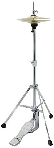 GEWA HitHat Ständer Junior HH-50 inkl. 8 HiHat Becken, Höhe ca. 50cm/70cm