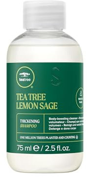Paul Mitchell Lemon Sage Thickening Shampoo - Volumen-Shampoo für feines Haar, kräftigende Haar-Wäsche in Salon-Qualität, 75 ml
