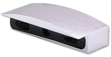 SHIN YO MICRO LED Kennzeichenbeleuchtung mit Alu-Gehäuse (Silver)