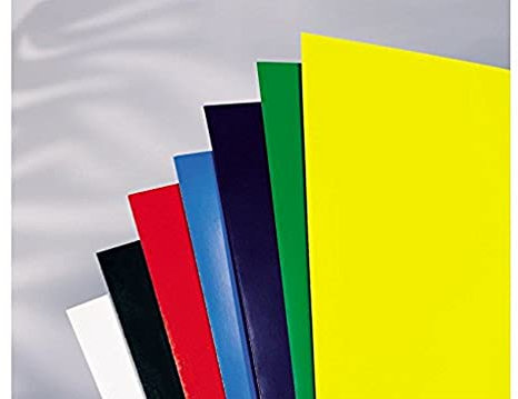 GBC CN020070 Einbanddeckel HiGloss Karton, 250 g/qm, 25 Stück, weiß