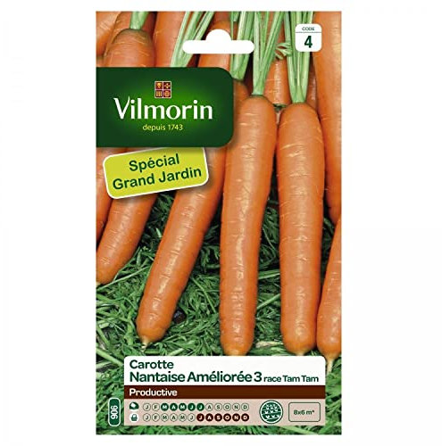 VILMORIN - Format économique - Carotte Nantaise TAM TAM