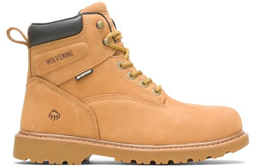 WOLVERINE Golvhand för män 15 cm ståltå arbetsstövel, USA, Vete, 45.5 EU