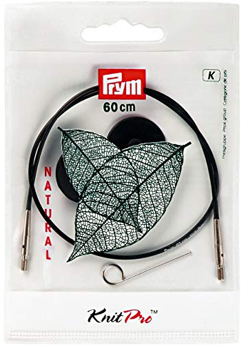 Prym 223981 - Ferri da maglia circolari NATURAL 60 cm, in metallo, multicolore