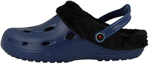 chung shi Unisex Dux Winter Clogs, Navy/Schwarz, 39/40 EU (M)