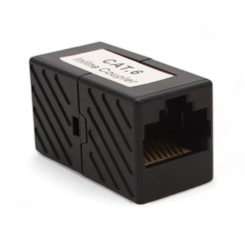 CAT 6 GIGABIT PREMIUM INLINE NETWORK RJ45 ETHERNET LAN COUPLER JOINER ADAPTER