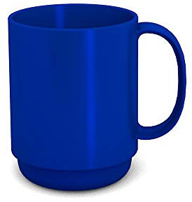 Ornamin Handle Mug 300ml Blue (Model 510) / Reusable Cups Plastic Coffee Cup