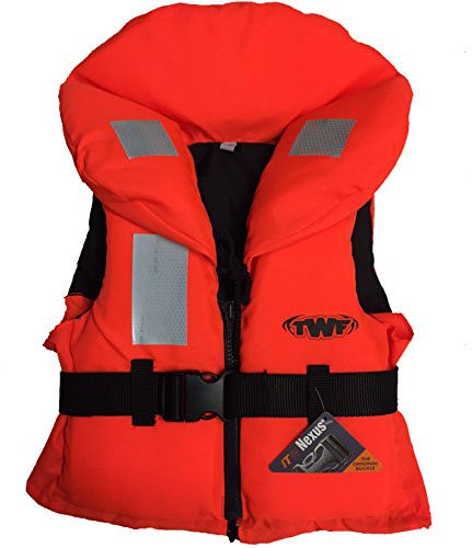Kids 100N Approved Life Jacket Childs Children Boys Girls, Orange, 10-20KG