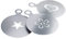 Westmark Dekorierschablonen-Set, 3-tlg., 3 verschiedene Motive, Cappuccino, ø 10 cm, Rostfreier Edelstahl, 62862260