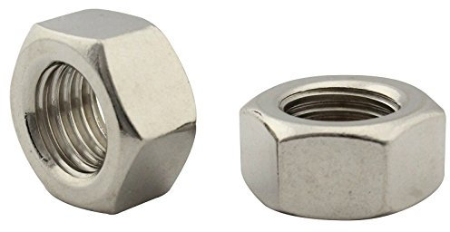 Sechskantmuttern (Standard Ausführung) - M8 - (50 Stück) - DIN 934 / ISO 4032 - Edelstahl A2 (V2A) - SC934 | SC-Normteile