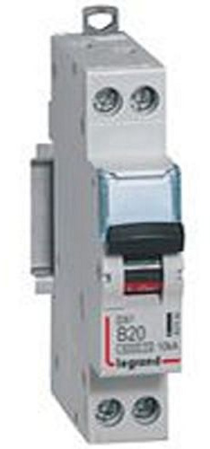 Disjoncteur DX³6000 - U+N 230V~ 10A - courbe B - 1 module