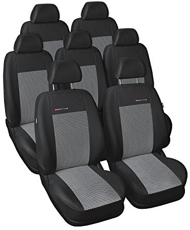 Auto-Dekor 280-p2 | Maß Grau | Set Komplettset 7-Sitze | Sitzbezüge Sitzbezug Schonbezug Schonbezüge Autoschonbezug Autositzbezug Sitzauflagen Sitzschutz Elegance