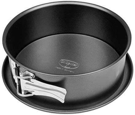 Dr. Oetker 2580 Tortiera Apribile, Nero, 18 x 18 x 7 cm