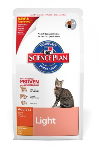 Hill's Cat Food Light Adult Chicken Dry Mix 1.5 kg (Packaging Vary)