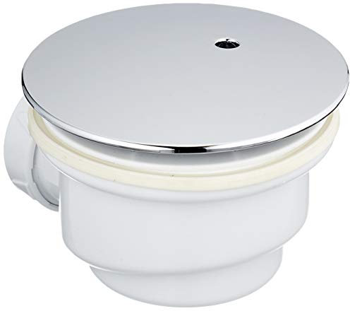 AsinoX 72607 Válvula Desagüe Ducha, Blanco