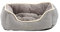 Dehner Lieblinge Hundebett und Katzenbett Sammy, ca. 47 x 37 x 17 cm, Polyester, grau
