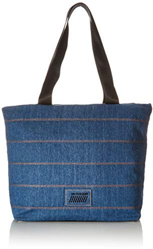 TOM TAILOR Denim Damen Feline Shopper, Denim Blue