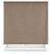 Decorblind Thermo-Verdunkelungsrollo, Maße 140 x 230 x 230 cm, Stoff 137 x 225 cm, einfarbig, Taupe, einfache Installation an Wand oder Decke