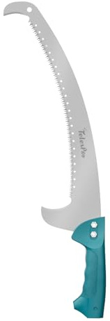 TelesPro Multi-Purpose Handheld Pruning Saw - 16-Inch Blade, Compatible with Standard US Acme Thread Poles (Pole Sold Separately), Ideal for Tree Trimming