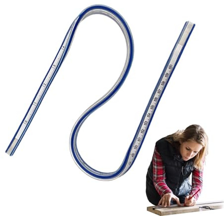 Righello curvo per disegno, righello flessibile architettonico | Righello a forma di serpente multifunzione per ingegneria, disegno, cucito curva modello