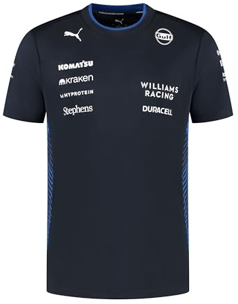 PUMA Williams Racing Formula 1 Men's 2025 Team Tshirt - Navy - Size: XXL