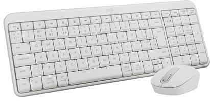 Logitech MK250 Bluetooth Wireless Mouse and Keyboard Combo: Fast & Easy Connectivity, Compact Wireless Keyboard, Ambidextrous Mouse, Durable build - Windows/MacOS - QWERTY