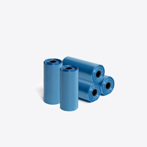 Peluvio TAPPY Sacchetti Igienici per Cani Rotoli Sacchetti per Escrementi Cane Compatibili con Dispenser Sacchetti Grandi per Cani con Strappo Facile e Igiene Sicura, Set 5 Rotoli 100 Pezzi 32 x 23 cm