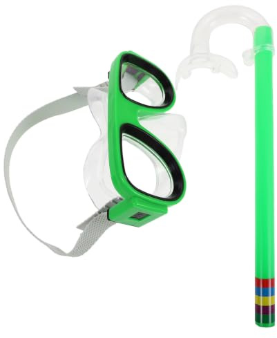 Zerodeko Équipement de Plongée en Apnée pour Garçon et Filles avec Masque de Natation Couvrant Le Nez, Lentilles Grand Angle et Silicone Alimentaire, pour Plage et Océan