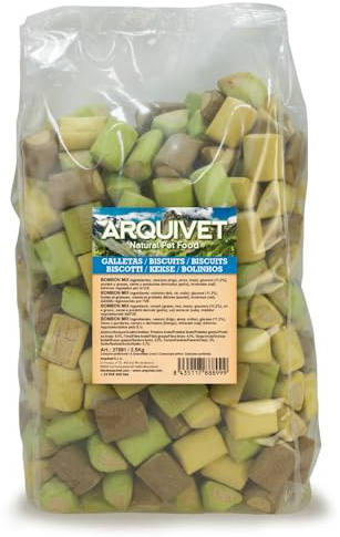 Arquivet, Biscuits, Galletas para perros, Bombón mix, 10 kg