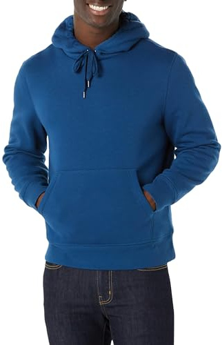 Amazon Essentials Sweat à Capuche avec Doublure Sherpa Homme, Bleu Sarcelle, XL