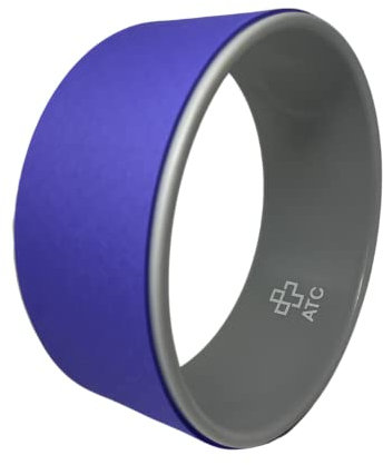 ATC Handels GmbH Yoga Rad in verschiedenen Farben als Hilfsmittel für Asanas, Pilates- und Yogaübungen - Rückenrolle, Backbend, Pilates Rad, lila