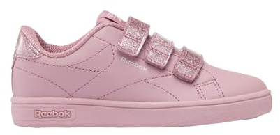 Reebok Fille Court Clean Hook & Loop Straps, DustyRose DustyRose Frostedberry, 32.5 EU