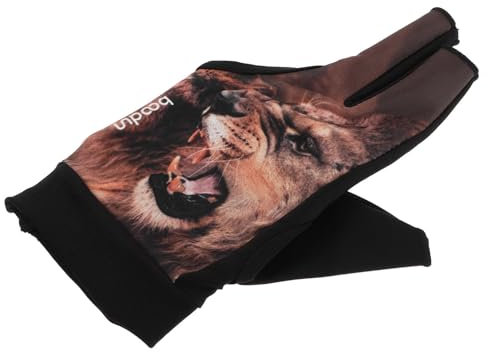 Happyyami Poolhandschuhe Billard handschuh Billard zubehör Links-Hand Billardhandschuh Professioneller Billardhandschuh Snookerhandschuh Billardhandschuhe Fingerloser Snooker-Handschuh Stoff