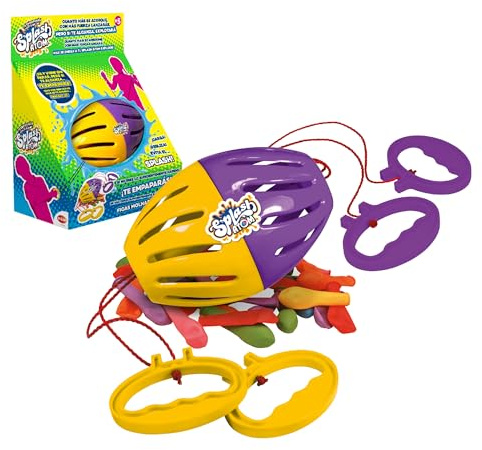 Bizak Splash Atom, Juego de Agua para 2 Jugadores, Incluye 36 Globos Reemplazables, Juego Activo al Aire Libre, Niños y Niñas +6 Años (35007502)